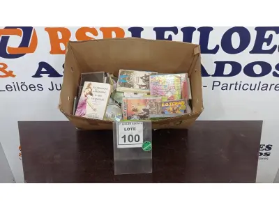 LOTE 100 - 01 LOTE COM GRANDE QUANTIDADE DE CD E DVD. (NO ESTADO) ATENÇÃO! FAZER A VISITAÇÃO ANTES DE ARREMATAR, NÃO SABEMOS SE FUNCIONA, LEILÃO NÃO TEM GARANTIA E NEM DEVOLUÇÃO, SUJEITO A POSSÍVEIS AVARIAS VISÍVEIS/OCULTAS E/OU AUSÊNCIA DE COMPONENTES.