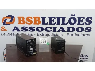 LOTE 024 - 02 NOBREAKS APC. (NO ESTADO) ATENÇÃO! FAZER A VISITAÇÃO ANTES DE ARREMATAR, NÃO SABEMOS SE FUNCIONA, LEILÃO NÃO TEM GARANTIA E NEM DEVOLUÇÃO, SUJEITO A POSSÍVEIS AVARIAS VISÍVEIS/OCULTAS E/OU AUSÊNCIA DE COMPONENTES.