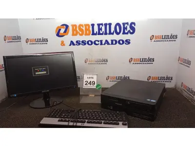 LOTE 249 - 01 COMPUTADOR. (NO ESTADO) ATENÇÃO! FAZER A VISITAÇÃO ANTES DE ARREMATAR, NÃO SABEMOS SE FUNCIONA, LEILÃO NÃO TEM GARANTIA E NEM DEVOLUÇÃO, SUJEITO A POSSÍVEIS AVARIAS VISÍVEIS/OCULTAS E/OU AUSÊNCIA DE COMPONENTES.