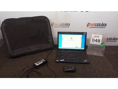 LOTE 048 - 01 NOTEBOOK COM FONTE E BOLSA MARCA LENOVO. (NO ESTADO) ATENÇÃO! FAZER A VISITAÇÃO ANTES DE ARREMATAR, NÃO SABEMOS SE FUNCIONA, LEILÃO NÃO TEM GARANTIA E NEM DEVOLUÇÃO, SUJEITO A POSSÍVEIS AVARIAS VISÍVEIS/OCULTAS E/OU AUSÊNCIA DE COMPONENTES.