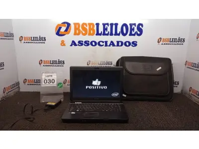 LOTE 030 - 01 NOTEBOOK COM FONTE E BOLSA MARCA POSITIVO. (NO ESTADO) ATENÇÃO! FAZER A VISITAÇÃO ANTES DE ARREMATAR, NÃO SABEMOS SE FUNCIONA, LEILÃO NÃO TEM GARANTIA E NEM DEVOLUÇÃO, SUJEITO A POSSÍVEIS AVARIAS VISÍVEIS/OCULTAS E/OU AUSÊNCIA DE COMPONENTES.
