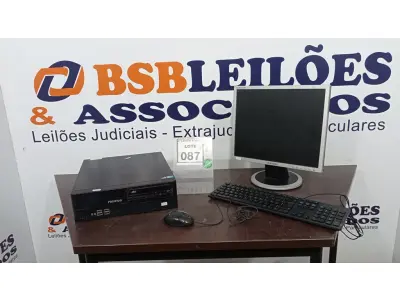LOTE 087 - 01 COMPUTADOR. (NO ESTADO) ATENÇÃO! FAZER A VISITAÇÃO ANTES DE ARREMATAR, NÃO SABEMOS SE FUNCIONA, LEILÃO NÃO TEM GARANTIA E NEM DEVOLUÇÃO, SUJEITO A POSSÍVEIS AVARIAS VISÍVEIS/OCULTAS E/OU AUSÊNCIA DE COMPONENTES.