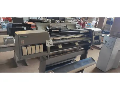 LOTE 354 - 01 IMPRESSORA PLOTTER DESINGJET 5000PS MARCA HP. (NO ESTADO) ATENÇÃO! FAZER A VISITAÇÃO ANTES DE ARREMATAR, NÃO SABEMOS SE FUNCIONA. LEILÃO NÃO TEM GARANTIA E NEM DEVOLUÇÃO, SUJEITO A POSSÍVEIS AVARIAS VISÍVEIS/OCULTAS E/OU AUSÊNCIA DE COMPONENTES.