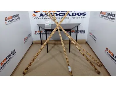 LOTE 095 - 20 VARAS DE BAMBU. (NO ESTADO) ATENÇÃO! FAZER A VISITAÇÃO ANTES DE ARREMATAR, NÃO SABEMOS SE FUNCIONA, LEILÃO NÃO TEM GARANTIA E NEM DEVOLUÇÃO, SUJEITO A POSSÍVEIS AVARIAS VISÍVEIS/OCULTAS E/OU AUSÊNCIA DE COMPONENTES.