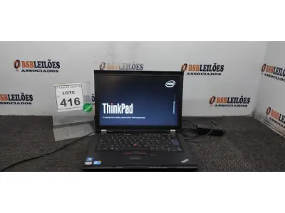 LOTE 416 - 01 NOTEBOOK MARCA LENOVO. (NO ESTADO) ATENÇÃO! FAZER A VISITAÇÃO ANTES DE ARREMATAR, NÃO SABEMOS SE FUNCIONA. LEILÃO NÃO TEM GARANTIA E NEM DEVOLUÇÃO, SUJEITO A POSSÍVEIS AVARIAS VISÍVEIS/OCULTAS E/OU AUSÊNCIA DE COMPONENTES.