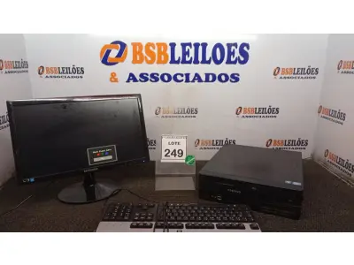 LOTE 249 - 01 COMPUTADOR. (NO ESTADO) ATENÇÃO! FAZER A VISITAÇÃO ANTES DE ARREMATAR, NÃO SABEMOS SE FUNCIONA, LEILÃO NÃO TEM GARANTIA E NEM DEVOLUÇÃO, SUJEITO A POSSÍVEIS AVARIAS VISÍVEIS/OCULTAS E/OU AUSÊNCIA DE COMPONENTES.