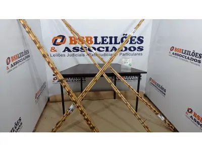 LOTE 251 - 20 VARAS DE BAMBU. (NO ESTADO) ATENÇÃO! FAZER A VISITAÇÃO ANTES DE ARREMATAR, NÃO SABEMOS SE FUNCIONA. LEILÃO NÃO TEM GARANTIA E NEM DEVOLUÇÃO, SUJEITO A POSSÍVEIS AVARIAS VISÍVEIS/OCULTAS E/OU AUSÊNCIA DE COMPONENTES.