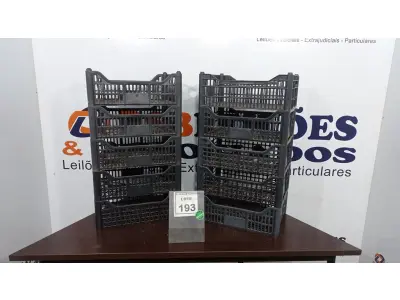 LOTE 193 - 10 CESTAS ORGANIZADORAS. (NO ESTADO) ATENÇÃO! FAZER A VISITAÇÃO ANTES DE ARREMATAR, NÃO SABEMOS SE FUNCIONA. LEILÃO NÃO TEM GARANTIA E NEM DEVOLUÇÃO, SUJEITO A POSSÍVEIS AVARIAS VISÍVEIS/OCULTAS E/OU AUSÊNCIA DE COMPONENTES.