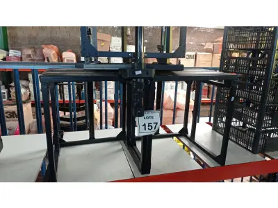 LOTE 157 - 03 BANCOS DE MODULO CENÁRIO. (NO ESTADO) ATENÇÃO! FAZER A VISITAÇÃO ANTES DE ARREMATAR, NÃO SABEMOS SE FUNCIONA, LEILÃO NÃO TEM GARANTIA E NEM DEVOLUÇÃO, SUJEITO A POSSÍVEIS AVARIAS VISÍVEIS/OCULTAS E/OU AUSÊNCIA DE COMPONENTES.