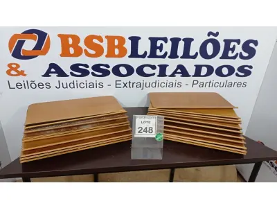 LOTE 248 - 20 PEÇAS DE MADEIRA. (NO ESTADO) ATENÇÃO! FAZER A VISITAÇÃO ANTES DE ARREMATAR, NÃO SABEMOS SE FUNCIONA. LEILÃO NÃO TEM GARANTIA E NEM DEVOLUÇÃO, SUJEITO A POSSÍVEIS AVARIAS VISÍVEIS/OCULTAS E/OU AUSÊNCIA DE COMPONENTES.