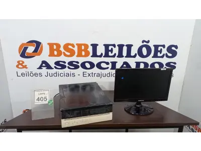 LOTE 405 - 01 NOBREAK E 01 MONITOR. (NO ESTADO) ATENÇÃO! FAZER A VISITAÇÃO ANTES DE ARREMATAR, NÃO SABEMOS SE FUNCIONA. LEILÃO NÃO TEM GARANTIA E NEM DEVOLUÇÃO, SUJEITO A POSSÍVEIS AVARIAS VISÍVEIS/OCULTAS E/OU AUSÊNCIA DE COMPONENTES.