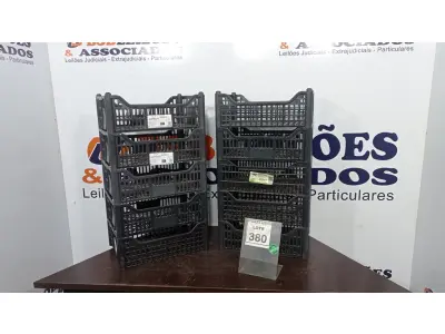 LOTE 380 - 10 CESTAS ORGANIZADORAS. (NO ESTADO) ATENÇÃO! FAZER A VISITAÇÃO ANTES DE ARREMATAR, NÃO SABEMOS SE FUNCIONA. LEILÃO NÃO TEM GARANTIA E NEM DEVOLUÇÃO, SUJEITO A POSSÍVEIS AVARIAS VISÍVEIS/OCULTAS E/OU AUSÊNCIA DE COMPONENTES.