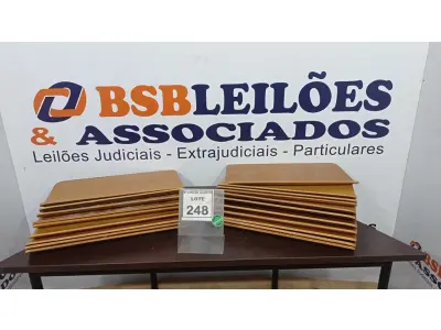 LOTE 248 - 20 PEÇAS DE MADEIRA. (NO ESTADO) ATENÇÃO! FAZER A VISITAÇÃO ANTES DE ARREMATAR, NÃO SABEMOS SE FUNCIONA. LEILÃO NÃO TEM GARANTIA E NEM DEVOLUÇÃO, SUJEITO A POSSÍVEIS AVARIAS VISÍVEIS/OCULTAS E/OU AUSÊNCIA DE COMPONENTES.