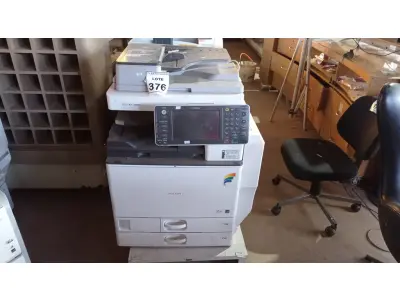 LOTE 376 - 01 IMPRESSORA MULTIFUNCIONAL COLORIDA RICOH AFICIO MP C3502. (NO ESTADO) ATENÇÃO! FAZER A VISITAÇÃO ANTES DE ARREMATAR, NÃO SABEMOS SE FUNCIONA. LEILÃO NÃO TEM GARANTIA E NEM DEVOLUÇÃO, SUJEITO A POSSÍVEIS AVARIAS VISÍVEIS/OCULTAS E/OU AUSÊNCIA DE COMPONENTES.