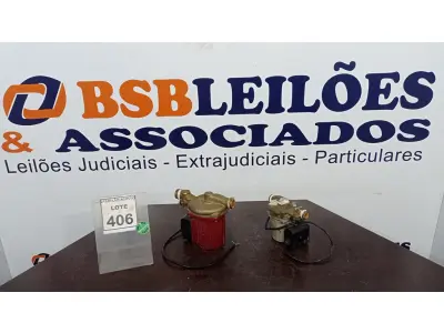 LOTE 406 - 02 MOTO BOMBAS. (NO ESTADO) ATENÇÃO! FAZER A VISITAÇÃO ANTES DE ARREMATAR, NÃO SABEMOS SE FUNCIONA. LEILÃO NÃO TEM GARANTIA E NEM DEVOLUÇÃO, SUJEITO A POSSÍVEIS AVARIAS VISÍVEIS/OCULTAS E/OU AUSÊNCIA DE COMPONENTES.