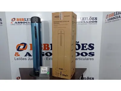 LOTE 155 - 01 DISPENSE PARA ÁLCOOL GEL COM PEDAL. (NO ESTADO) ATENÇÃO! FAZER A VISITAÇÃO ANTES DE ARREMATAR, NÃO SABEMOS SE FUNCIONA. LEILÃO NÃO TEM GARANTIA E NEM DEVOLUÇÃO, SUJEITO A POSSÍVEIS AVARIAS VISÍVEIS/OCULTAS E/OU AUSÊNCIA DE COMPONENTES.