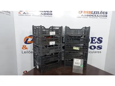 LOTE 380 - 10 CESTAS ORGANIZADORAS. (NO ESTADO) ATENÇÃO! FAZER A VISITAÇÃO ANTES DE ARREMATAR, NÃO SABEMOS SE FUNCIONA. LEILÃO NÃO TEM GARANTIA E NEM DEVOLUÇÃO, SUJEITO A POSSÍVEIS AVARIAS VISÍVEIS/OCULTAS E/OU AUSÊNCIA DE COMPONENTES.