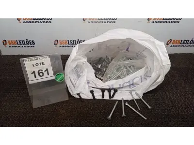 LOTE 161 - 01 ROLO DE FIO COAXIAL E GRANDE QUANTIDADE DE PARAFUSOS DIVERSOS. (NO ESTADO) ATENÇÃO! FAZER A VISITAÇÃO ANTES DE ARREMATAR, NÃO SABEMOS SE FUNCIONA. LEILÃO NÃO TEM GARANTIA E NEM DEVOLUÇÃO, SUJEITO A POSSÍVEIS AVARIAS VISÍVEIS/OCULTAS E/OU AUSÊNCIA DE COMPONENTES.