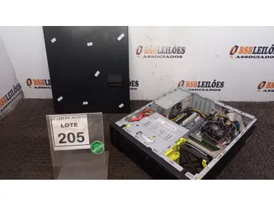 LOTE 205 - 01 CPU MARCA POSITIVO COM 8GB MEMÓRIA COM SSD E HD. (NO ESTADO) ATENÇÃO! FAZER A VISITAÇÃO ANTES DE ARREMATAR, NÃO SABEMOS SE FUNCIONA, LEILÃO NÃO TEM GARANTIA E NEM DEVOLUÇÃO, SUJEITO A POSSÍVEIS AVARIAS VISÍVEIS/OCULTAS E/OU AUSÊNCIA DE COMPONENTES.
