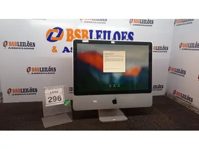 LOTE 296 - 01 IMAC  APPLE. (NO ESTADO) ATENÇÃO! FAZER A VISITAÇÃO ANTES DE ARREMATAR, NÃO SABEMOS SE FUNCIONA, LEILÃO NÃO TEM GARANTIA E NEM DEVOLUÇÃO, SUJEITO A POSSÍVEIS AVARIAS VISÍVEIS/OCULTAS E/OU AUSÊNCIA DE COMPONENTES.