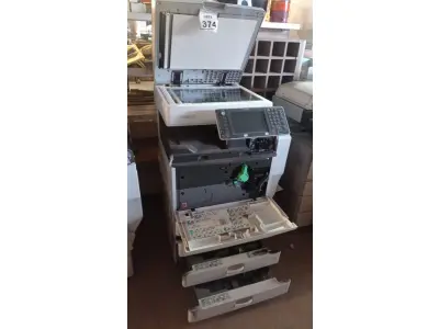 LOTE 374 - 01 IMPRESSORA MULTIFUNCIONAL COLORIDA RICOH AFICIO MP 5002. (NO ESTADO) ATENÇÃO! FAZER A VISITAÇÃO ANTES DE ARREMATAR, NÃO SABEMOS SE FUNCIONA. LEILÃO NÃO TEM GARANTIA E NEM DEVOLUÇÃO, SUJEITO A POSSÍVEIS AVARIAS VISÍVEIS/OCULTAS E/OU AUSÊNCIA DE COMPONENTES.