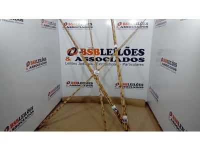 LOTE 352 - 20 VARAS DE BAMBU. (NO ESTADO) ATENÇÃO! FAZER A VISITAÇÃO ANTES DE ARREMATAR, NÃO SABEMOS SE FUNCIONA. LEILÃO NÃO TEM GARANTIA E NEM DEVOLUÇÃO, SUJEITO A POSSÍVEIS AVARIAS VISÍVEIS/OCULTAS E/OU AUSÊNCIA DE COMPONENTES.