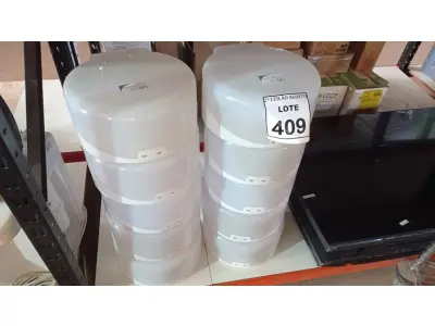LOTE 409 - 10 DISPENSES DE PAPEL. (NO ESTADO) ATENÇÃO! FAZER A VISITAÇÃO ANTES DE ARREMATAR, NÃO SABEMOS SE FUNCIONA. LEILÃO NÃO TEM GARANTIA E NEM DEVOLUÇÃO, SUJEITO A POSSÍVEIS AVARIAS VISÍVEIS/OCULTAS E/OU AUSÊNCIA DE COMPONENTES.