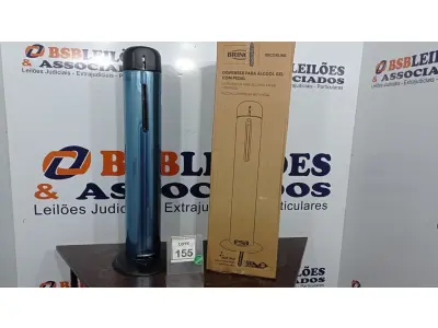 LOTE 155 - 01 DISPENSE PARA ÁLCOOL GEL COM PEDAL. (NO ESTADO) ATENÇÃO! FAZER A VISITAÇÃO ANTES DE ARREMATAR, NÃO SABEMOS SE FUNCIONA. LEILÃO NÃO TEM GARANTIA E NEM DEVOLUÇÃO, SUJEITO A POSSÍVEIS AVARIAS VISÍVEIS/OCULTAS E/OU AUSÊNCIA DE COMPONENTES.