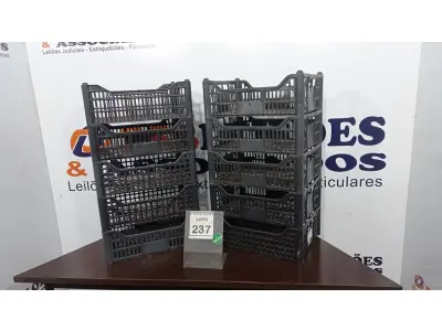 LOTE 237 - 10 CESTAS ORGANIZADORAS. (NO ESTADO) ATENÇÃO! FAZER A VISITAÇÃO ANTES DE ARREMATAR, NÃO SABEMOS SE FUNCIONA. LEILÃO NÃO TEM GARANTIA E NEM DEVOLUÇÃO, SUJEITO A POSSÍVEIS AVARIAS VISÍVEIS/OCULTAS E/OU AUSÊNCIA DE COMPONENTES.