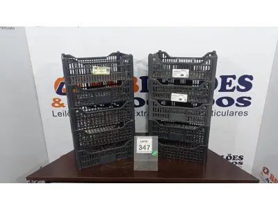 LOTE 347 - 10 CESTAS ORGANIZADORAS. (NO ESTADO) ATENÇÃO! FAZER A VISITAÇÃO ANTES DE ARREMATAR, NÃO SABEMOS SE FUNCIONA. LEILÃO NÃO TEM GARANTIA E NEM DEVOLUÇÃO, SUJEITO A POSSÍVEIS AVARIAS VISÍVEIS/OCULTAS E/OU AUSÊNCIA DE COMPONENTES.