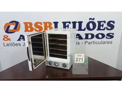 LOTE 271 - 01 ESTUFA PARA ESTERILIZAÇÃO E SECAGEM. (NO ESTADO) ATENÇÃO! FAZER A VISITAÇÃO ANTES DE ARREMATAR, NÃO SABEMOS SE FUNCIONA, LEILÃO NÃO TEM GARANTIA E NEM DEVOLUÇÃO, SUJEITO A POSSÍVEIS AVARIAS VISÍVEIS/OCULTAS E/OU AUSÊNCIA DE COMPONENTES.