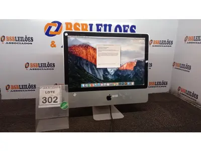 LOTE 302 - 01 IMAC  APPLE. (NO ESTADO) ATENÇÃO! FAZER A VISITAÇÃO ANTES DE ARREMATAR, NÃO SABEMOS SE FUNCIONA, LEILÃO NÃO TEM GARANTIA E NEM DEVOLUÇÃO, SUJEITO A POSSÍVEIS AVARIAS VISÍVEIS/OCULTAS E/OU AUSÊNCIA DE COMPONENTES.