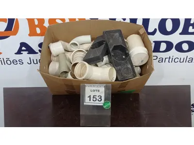 LOTE 153 - 01 LOTE COM GRANDE QUANTIDADE DE CONEXÕES HIDRÁULICAS MEDIDAS DIVERSAS. (NO ESTADO) ATENÇÃO! FAZER A VISITAÇÃO ANTES DE ARREMATAR, NÃO SABEMOS SE FUNCIONA, LEILÃO NÃO TEM GARANTIA E NEM DEVOLUÇÃO, SUJEITO A POSSÍVEIS AVARIAS VISÍVEIS/OCULTAS E/OU AUSÊNCIA DE COMPONENTES.