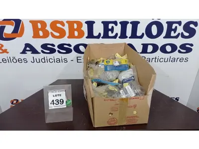 LOTE 439 - 01 LOTE COM GRANDE QUANTIDADE DE RESISTÊNCIAS E MATÉRIAS PARA ELÉTRICA DIVERSOS. (NO ESTADO) ATENÇÃO! FAZER A VISITAÇÃO ANTES DE ARREMATAR, NÃO SABEMOS SE FUNCIONA, LEILÃO NÃO TEM GARANTIA E NEM DEVOLUÇÃO, SUJEITO A POSSÍVEIS AVARIAS VISÍVEIS/OCULTAS E/OU AUSÊNCIA DE COMPONENTES.