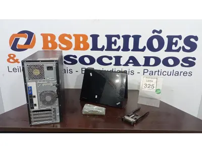 LOTE 325 - 01 SERVIDOR HP DR ML30 G9, 01 GAVETA SERVIDOR, 01 NOTEBBOK LENOVO, 15 MEMÓRIAS PARA PC. (NO ESTADO) ATENÇÃO! FAZER A VISITAÇÃO ANTES DE ARREMATAR, NÃO SABEMOS SE FUNCIONA. LEILÃO NÃO TEM GARANTIA E NEM DEVOLUÇÃO, SUJEITO A POSSÍVEIS AVARIAS VISÍVEIS/OCULTAS E/OU AUSÊNCIA DE COMPONENTES.