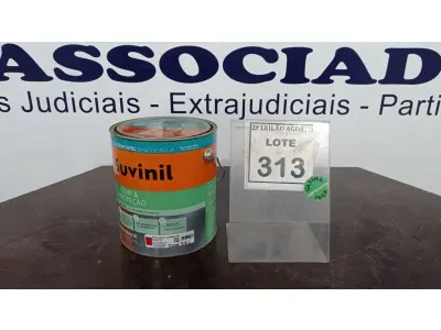 LOTE 313 - 01 LATA DE TINTA ESMALTE DE 3,6L NA COR BRILHANTE VERMELHO MARCA SUVINIL. (NO ESTADO) ATENÇÃO! FAZER A VISITAÇÃO ANTES DE ARREMATAR, NÃO SABEMOS SE FUNCIONA. LEILÃO NÃO TEM GARANTIA E NEM DEVOLUÇÃO, SUJEITO A POSSÍVEIS AVARIAS VISÍVEIS/OCULTAS E/OU AUSÊNCIA DE COMPONENTES.
