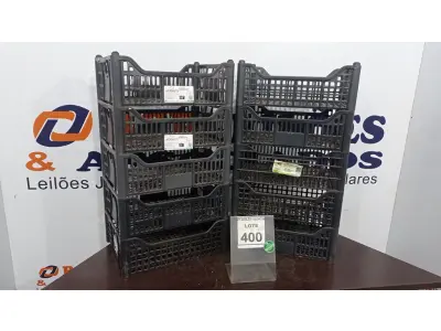 LOTE 400 - 10 CESTAS ORGANIZADORAS. (NO ESTADO) ATENÇÃO! FAZER A VISITAÇÃO ANTES DE ARREMATAR, NÃO SABEMOS SE FUNCIONA. LEILÃO NÃO TEM GARANTIA E NEM DEVOLUÇÃO, SUJEITO A POSSÍVEIS AVARIAS VISÍVEIS/OCULTAS E/OU AUSÊNCIA DE COMPONENTES.