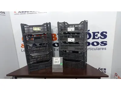 LOTE 347 - 10 CESTAS ORGANIZADORAS. (NO ESTADO) ATENÇÃO! FAZER A VISITAÇÃO ANTES DE ARREMATAR, NÃO SABEMOS SE FUNCIONA. LEILÃO NÃO TEM GARANTIA E NEM DEVOLUÇÃO, SUJEITO A POSSÍVEIS AVARIAS VISÍVEIS/OCULTAS E/OU AUSÊNCIA DE COMPONENTES.