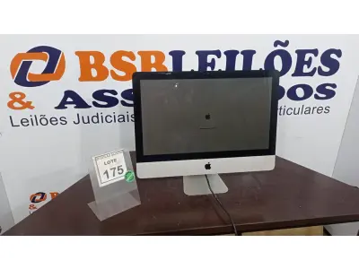 LOTE 175 - 01 IMAC  APPLE. (NO ESTADO) ATENÇÃO! FAZER A VISITAÇÃO ANTES DE ARREMATAR, NÃO SABEMOS SE FUNCIONA. LEILÃO NÃO TEM GARANTIA E NEM DEVOLUÇÃO, SUJEITO A POSSÍVEIS AVARIAS VISÍVEIS/OCULTAS E/OU AUSÊNCIA DE COMPONENTES.
