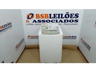 LOTE 213 - 01 MÁQUINA DE LAVAR 10KG MARCA ELECTROLUX. (NO ESTADO) ATENÇÃO! FAZER A VISITAÇÃO ANTES DE ARREMATAR, NÃO SABEMOS SE FUNCIONA. LEILÃO NÃO TEM GARANTIA E NEM DEVOLUÇÃO, SUJEITO A POSSÍVEIS AVARIAS VISÍVEIS/OCULTAS E/OU AUSÊNCIA DE COMPONENTES.