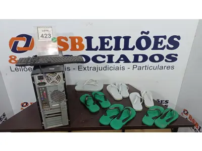 LOTE 423 - 06 PARES DE SANDÁLIAS HAVAIANAS. (NO ESTADO) ATENÇÃO! FAZER A VISITAÇÃO ANTES DE ARREMATAR, NÃO SABEMOS SE FUNCIONA. LEILÃO NÃO TEM GARANTIA E NEM DEVOLUÇÃO, SUJEITO A POSSÍVEIS AVARIAS VISÍVEIS/OCULTAS E/OU AUSÊNCIA DE COMPONENTES.