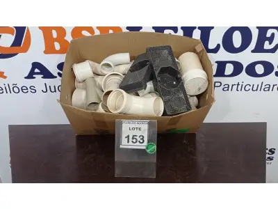 LOTE 153 - 01 LOTE COM GRANDE QUANTIDADE DE CONEXÕES HIDRÁULICAS MEDIDAS DIVERSAS. (NO ESTADO) ATENÇÃO! FAZER A VISITAÇÃO ANTES DE ARREMATAR, NÃO SABEMOS SE FUNCIONA, LEILÃO NÃO TEM GARANTIA E NEM DEVOLUÇÃO, SUJEITO A POSSÍVEIS AVARIAS VISÍVEIS/OCULTAS E/OU AUSÊNCIA DE COMPONENTES.