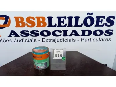 LOTE 313 - 01 LATA DE TINTA ESMALTE DE 3,6L NA COR BRILHANTE VERMELHO MARCA SUVINIL. (NO ESTADO) ATENÇÃO! FAZER A VISITAÇÃO ANTES DE ARREMATAR, NÃO SABEMOS SE FUNCIONA. LEILÃO NÃO TEM GARANTIA E NEM DEVOLUÇÃO, SUJEITO A POSSÍVEIS AVARIAS VISÍVEIS/OCULTAS E/OU AUSÊNCIA DE COMPONENTES.