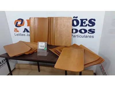 LOTE 168 - 20 PEÇAS DE MADEIRAS. (NO ESTADO) ATENÇÃO! FAZER A VISITAÇÃO ANTES DE ARREMATAR, NÃO SABEMOS SE FUNCIONA. LEILÃO NÃO TEM GARANTIA E NEM DEVOLUÇÃO, SUJEITO A POSSÍVEIS AVARIAS VISÍVEIS/OCULTAS E/OU AUSÊNCIA DE COMPONENTES.