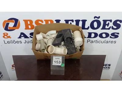 LOTE 153 - 01 LOTE COM GRANDE QUANTIDADE DE CONEXÕES HIDRÁULICAS MEDIDAS DIVERSAS. (NO ESTADO) ATENÇÃO! FAZER A VISITAÇÃO ANTES DE ARREMATAR, NÃO SABEMOS SE FUNCIONA, LEILÃO NÃO TEM GARANTIA E NEM DEVOLUÇÃO, SUJEITO A POSSÍVEIS AVARIAS VISÍVEIS/OCULTAS E/OU AUSÊNCIA DE COMPONENTES.