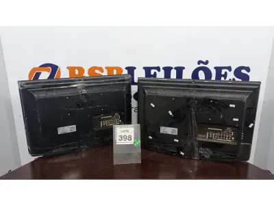 LOTE 398 - 02 TV’S LCD DE 26’’ MARCA LG PARA RETIRADA DE PEÇAS. (NO ESTADO) ATENÇÃO! FAZER A VISITAÇÃO ANTES DE ARREMATAR, NÃO SABEMOS SE FUNCIONA. LEILÃO NÃO TEM GARANTIA E NEM DEVOLUÇÃO, SUJEITO A POSSÍVEIS AVARIAS VISÍVEIS/OCULTAS E/OU AUSÊNCIA DE COMPONENTES.