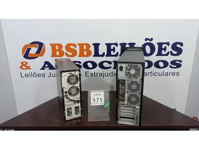 LOTE 171 - 01 NOBREAK E 01 SERVIDOR. (NO ESTADO) ATENÇÃO! FAZER A VISITAÇÃO ANTES DE ARREMATAR, NÃO SABEMOS SE FUNCIONA. LEILÃO NÃO TEM GARANTIA E NEM DEVOLUÇÃO, SUJEITO A POSSÍVEIS AVARIAS VISÍVEIS/OCULTAS E/OU AUSÊNCIA DE COMPONENTES.