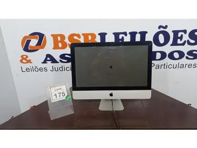LOTE 175 - 01 IMAC  APPLE. (NO ESTADO) ATENÇÃO! FAZER A VISITAÇÃO ANTES DE ARREMATAR, NÃO SABEMOS SE FUNCIONA. LEILÃO NÃO TEM GARANTIA E NEM DEVOLUÇÃO, SUJEITO A POSSÍVEIS AVARIAS VISÍVEIS/OCULTAS E/OU AUSÊNCIA DE COMPONENTES.