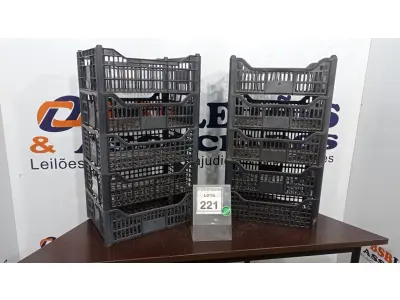LOTE 221 - 10 CESTAS ORGANIZADORAS. (NO ESTADO) ATENÇÃO! FAZER A VISITAÇÃO ANTES DE ARREMATAR, NÃO SABEMOS SE FUNCIONA. LEILÃO NÃO TEM GARANTIA E NEM DEVOLUÇÃO, SUJEITO A POSSÍVEIS AVARIAS VISÍVEIS/OCULTAS E/OU AUSÊNCIA DE COMPONENTES.