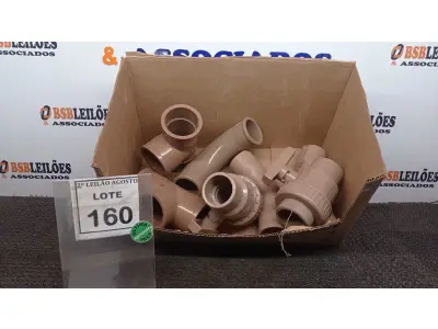 LOTE 160 - 01 LOTE COM CONEXÕES HIDRÁULICAS MEDIDAS DIVERSAS. (NO ESTADO) ATENÇÃO! FAZER A VISITAÇÃO ANTES DE ARREMATAR, NÃO SABEMOS SE FUNCIONA, LEILÃO NÃO TEM GARANTIA E NEM DEVOLUÇÃO, SUJEITO A POSSÍVEIS AVARIAS VISÍVEIS/OCULTAS E/OU AUSÊNCIA DE COMPONENTES.
